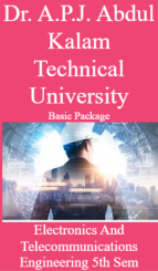 Dr. A.P.J. Abdul Kalam Technical University Basic Package Electronics And Telecommunications Engineering 5th Sem Dr. A.P.J. Abdul Kalam Technical University Basic Package Electronics And Telecommunications Engineering 5th Sem