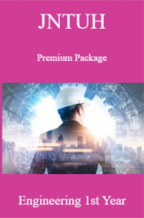 JNTUH Premium Package Engineering Ist Year JNTUH Premium Package Engineering Ist Year