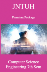 JNTUH Premium Package Computer Science VII SEM JNTUH Premium Package Computer Science VII SEM
