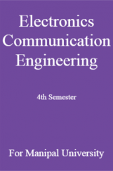 Electronics Communication Engineering 4th Semester For Manipal University Electronics Communication Engineering 4th Semester For Manipal University