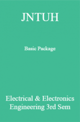 JNTUH Basic Package Electrical & Electronics Engineering 3rd Sem JNTUH Basic Package Electrical & Electronics Engineering 3rd Sem