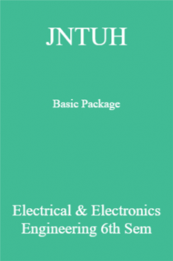 JNTUH Basic Package Electrical & Electronics Engineering 6th Sem