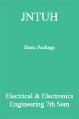 JNTUH Basic Package Electrical & Electronics Engineering 7th Sem JNTUH Basic Package Electrical & Electronics Engineering 7th Sem