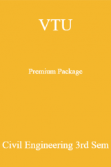 VTU Premium Package Civil Engineering III Sem VTU Premium Package Civil Engineering III Sem