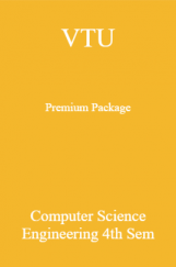 VTU Premium Package Computer Science Engineering IV Sem VTU Premium Package Computer Science Engineering IV Sem