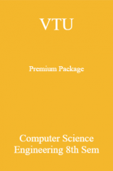 VTU Premium Package Computer Science Engineering VIII Sem VTU Premium Package Computer Science Engineering VIII Sem