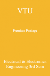 VTU Premium Package Electrical & Electronics Engineering III Sem VTU Premium Package Electrical & Electronics Engineering III Sem