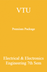 VTU Premium Package Electrical & Electronics Engineering VII Sem VTU Premium Package Electrical & Electronics Engineering VII Sem