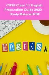 CBSE Class 11 English Preparation Guide 2021 – Study Material PDF CBSE Class 11 English Preparation Guide 2021 – Study Material PDF
