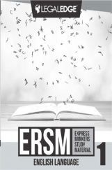 ERSM English Language 1 For CLAT 2019 ERSM English Language 1 For CLAT 2019