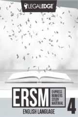 ERSM English Language 4 For CLAT 2019 ERSM English Language 4 For CLAT 2019