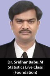 Dr.Sridhar Babu.M - CA Foundation (Statistics) live Class Dr.Sridhar Babu.M - CA Foundation (Statistics) live Class