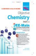 Modern ABC Of Objective Chemistry Part-II (JEE-Main) For 2019 Modern ABC Of Objective Chemistry Part-II (JEE-Main) For 2019