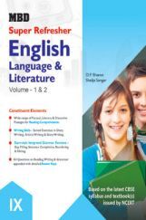 MBD Super Refresher English Language & Literature Volume - I & II Class - IX For 2020 Exam MBD Super Refresher English Language & Literature Volume - I & II Class - IX For 2020 Exam