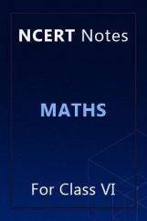 NCERT Notes Maths For Class VI NCERT Notes Maths For Class VI