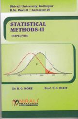 Statistical Methods - II (Statistics Paper - VIII) Statistical Methods - II (Statistics Paper - VIII)