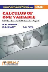 Calculus Of One Variable Mathematics Paper - II Calculus Of One Variable Mathematics Paper - II