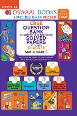 Download Oswaal Cbse Class 12 Mathematics Question Bank Chapterwise & Topicwise Solved Papers Pdf Online