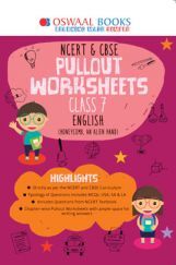 Oswaal NCERT & CBSE Pullout Worksheets For Class - VII English (March 2021 Exam)