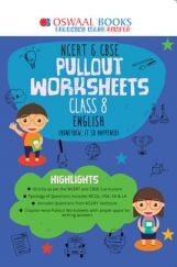 Oswaal NCERT & CBSE Pullout Worksheets For Class - VIII English (March 2021 Exam)