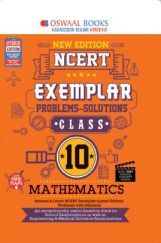 Oswaal NCERT Exemplar (Problems - Solutions) For Class - X Mathematics (For March 2021 Exam)