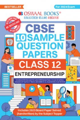 Oswaal CBSE Sample Question Papers Class 12 Entrepreneurship Book (For Board Exams 2024)