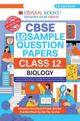 Oswaal CBSE Sample Question Papers Class 12 Biology Book Book (For Board Exams 2024)