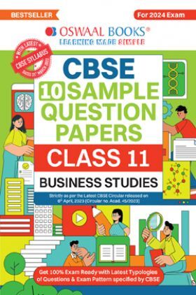 Oswaal CBSE Sample Question Papers Class 11 Business Studies for 2024 Exam
