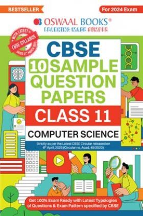Oswaal CBSE Sample Question Papers Class 11 Computer Science for 2024 Exam