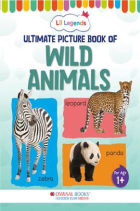 Oswaal Lil Legends Picture Book for Kids, Age 1+, To learn about Wild Animals