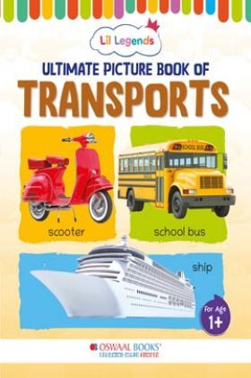 Oswaal Lil Legends Picture Book for Kids, Age 1+, To learn about Transports