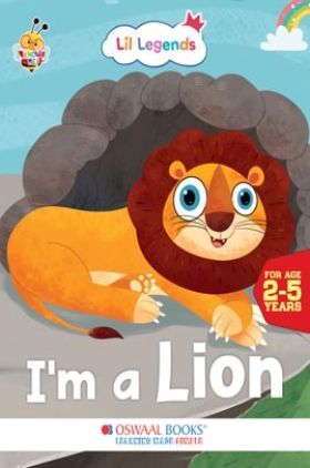 Oswaal Lil Legends Fascinating Animal Book , LION - A Wild Animal, Exciting Illustrated Book for kids, Age 2+