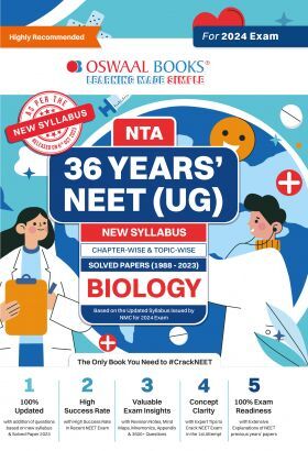 Oswaal NEET (UG) 36 Years Chapter-wise Topic-wise Solved Papers Biology For 2024 Exams ( New Edition)