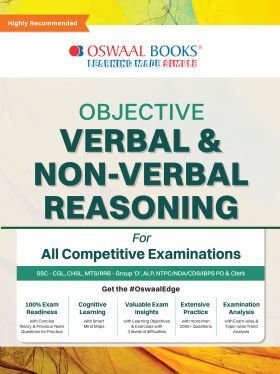 Oswaal Objective Verbal & Non-Verbal, Reasoning for all Competitive Examination, Chapter-wise & Topic-wise, A Complete Book to Master Reasoning!