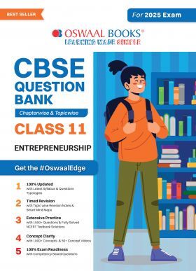 Oswaal CBSE Question Bank Class 11 Entrepreneurship, Chapterwise and Topicwise Solved Papers For 2025 Exams