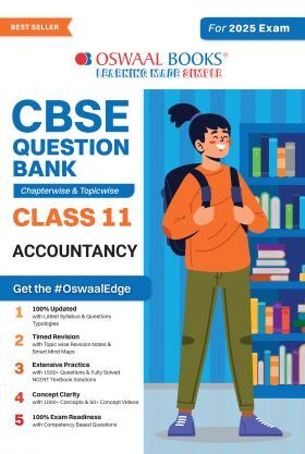Oswaal CBSE Question Bank Class 11 Accountancy, Chapterwise and Topicwise Solved Papers For 2025 Exams