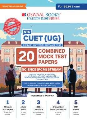 Oswaal NTA CUET (UG) Combined Mock Test Papers PCM (English, Physics, Chemistry, Mathematics, General Test) For 2024 Exam
