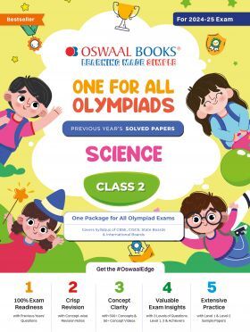 Oswaal One For All Olympiad Class 2 Science - Previous Years Solved Papers - For - Exam
