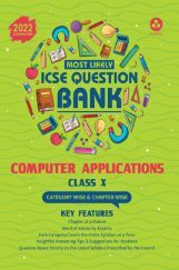Most Likely Question Bank For Computer Applications: ICSE Class 10 For 2022 Examination
