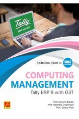 Computing Management - Tally ERP 9 with GST Computing Management - Tally ERP 9 with GST