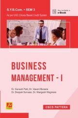 Business Management - I (Sem. III) (SPPU) Business Management - I (Sem. III) (SPPU)