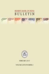 Reserve Bank of India Bulletin February 2013 Volume LXVII Number 2 Reserve Bank of India Bulletin February 2013 Volume LXVII Number 2
