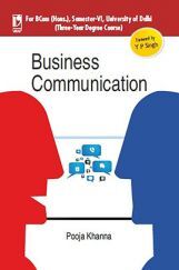 Business Communication (B.Com Hons) Business Communication (B.Com Hons)