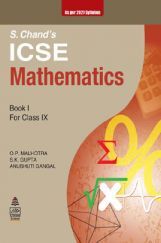Schand ICSE Mathematics For Class - IX Book-I