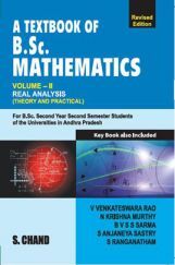 A Textbook of B.Sc Mathematics  Real Analysis Volume-II                                                  