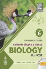 Lakhmir Singh's Science  Biology for ICSE Class 6