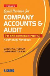 Tulsian's Quick Revision For Company Accounts Audit ICWA Tulsian's Quick Revision For Company Accounts Audit ICWA