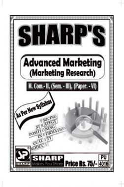 Advanced Marketing (Marketing Research)