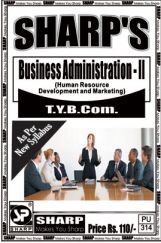 Business Administration - II Business Administration - II