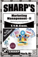 Marketing Management - II Marketing Management - II